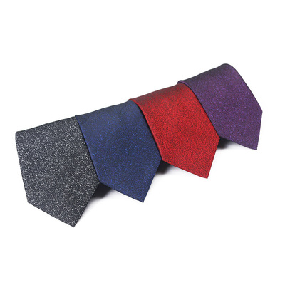 廠家直銷色織提花滌綸絲領帶 商務休閑正裝新款領帶 爆款壹件代發