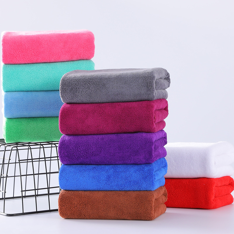 Factory wholesale microfiber towel beauty salon towel barber shop dry hair towel turban car wash absorbent logo
