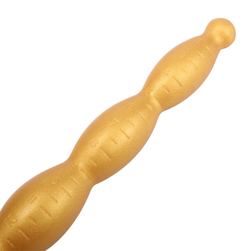 Silicone Extended Beaded Anal Plug