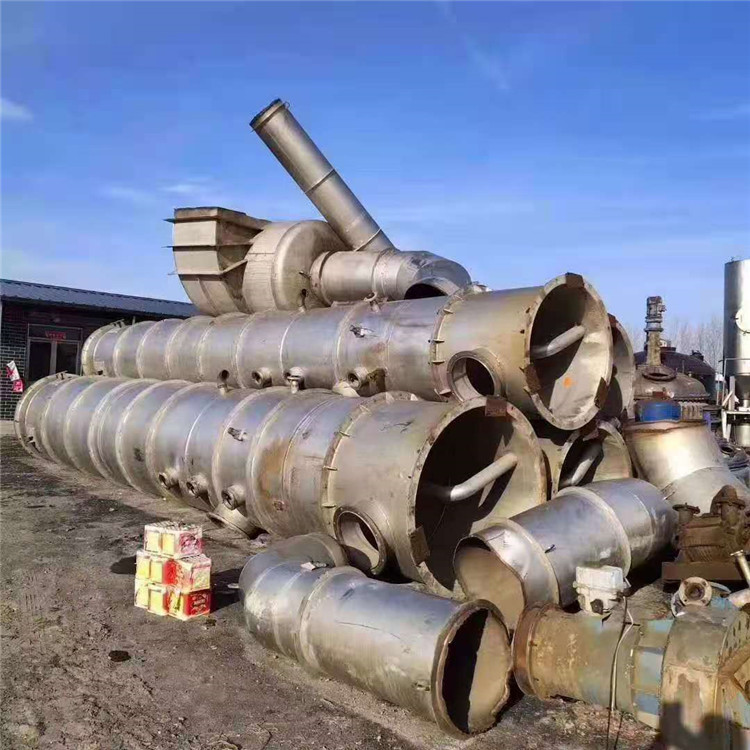 供应二手多效蒸发器 二手50吨强制循环挥发器 二手降膜蒸发器