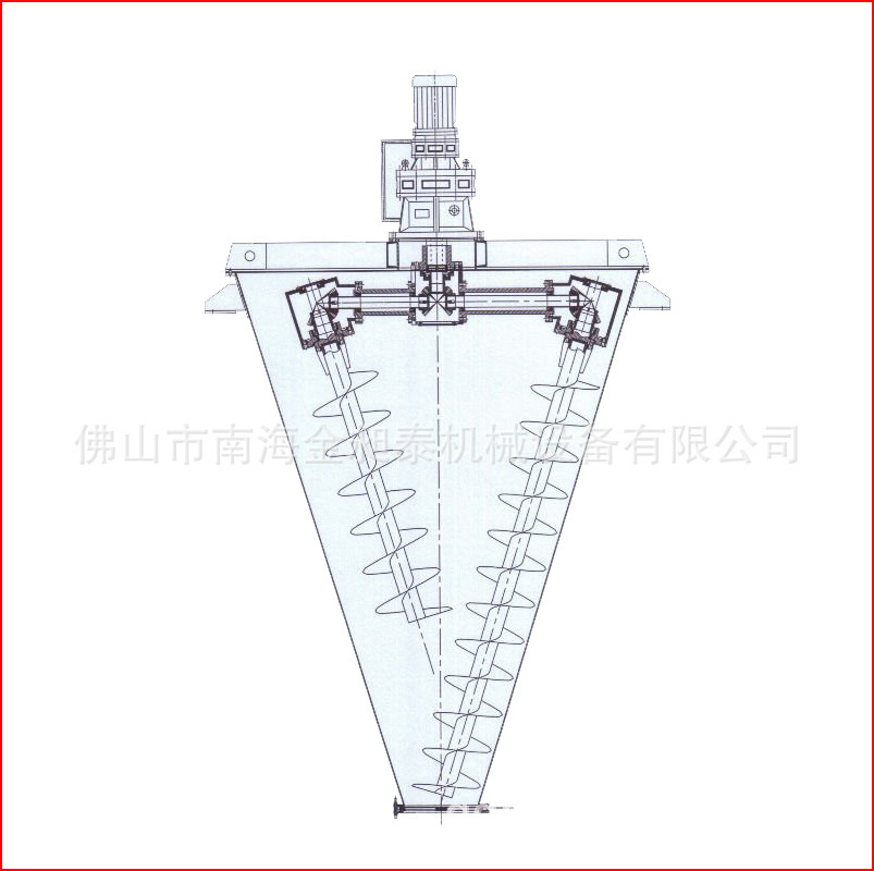 厂家热销立式二维混合机 干粉混合机 不锈钢腻子粉混合机