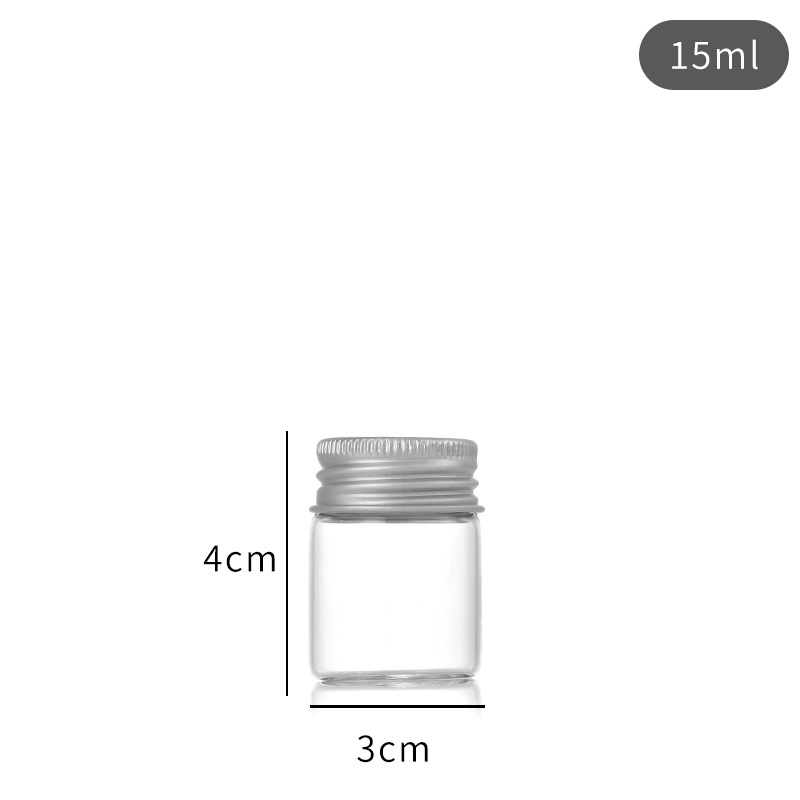 Tubo recto de tracción engrosada botella de vidrio transparente logotipo imprimible 10ml 50ml subbotella 110ml de reactivo