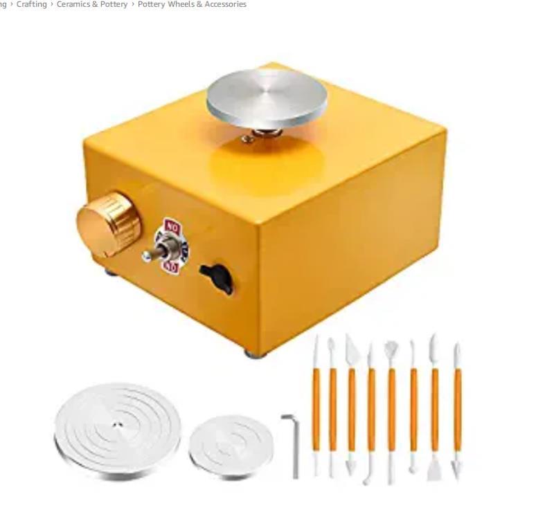 厂家现货可出口陶艺机迷你拉坯机陶艺机儿童伴手礼陶泥指尖拉坯机