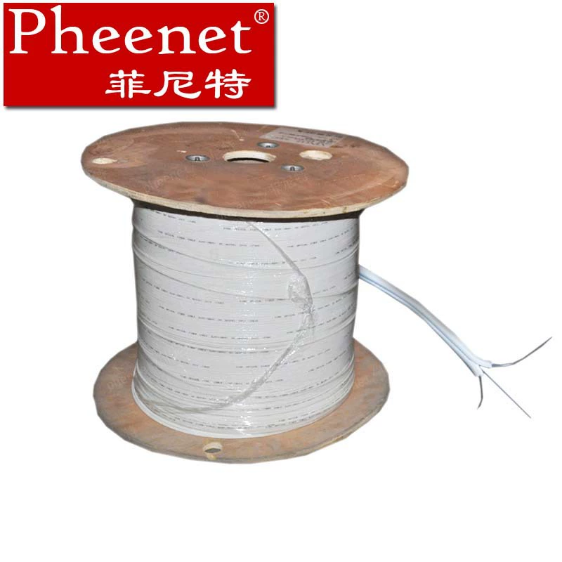 Конечный одноядерный двухъядерный закрытый кожаный кабель G657A небольшой радиус изгиба GJXH огнестойкий оптический кабель 1 Core 2 core