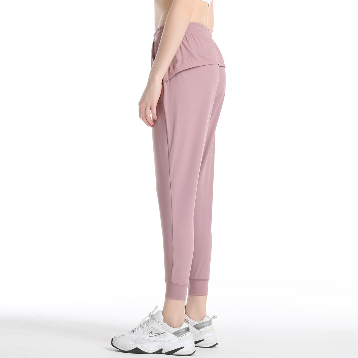 quick-drying breathable seamless fitness nine-point pants NSNS11036