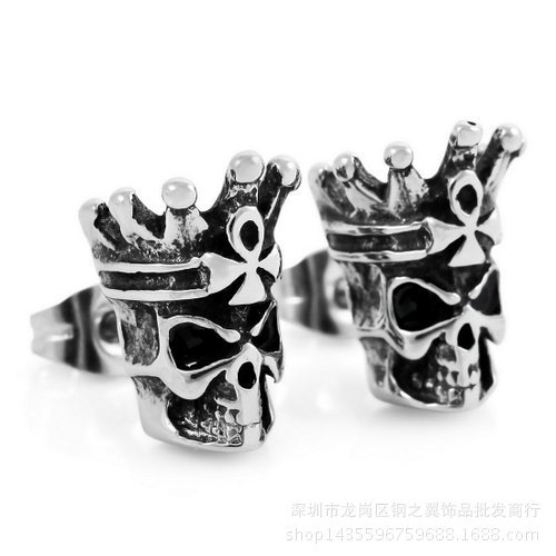 Titanium steel earrings wholesale men's...