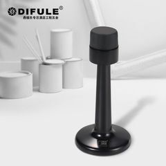 Dingfule zinc alloy precision-cast anti-collision door top metal cylindrical bathroom bathroom glass door rubber door top door