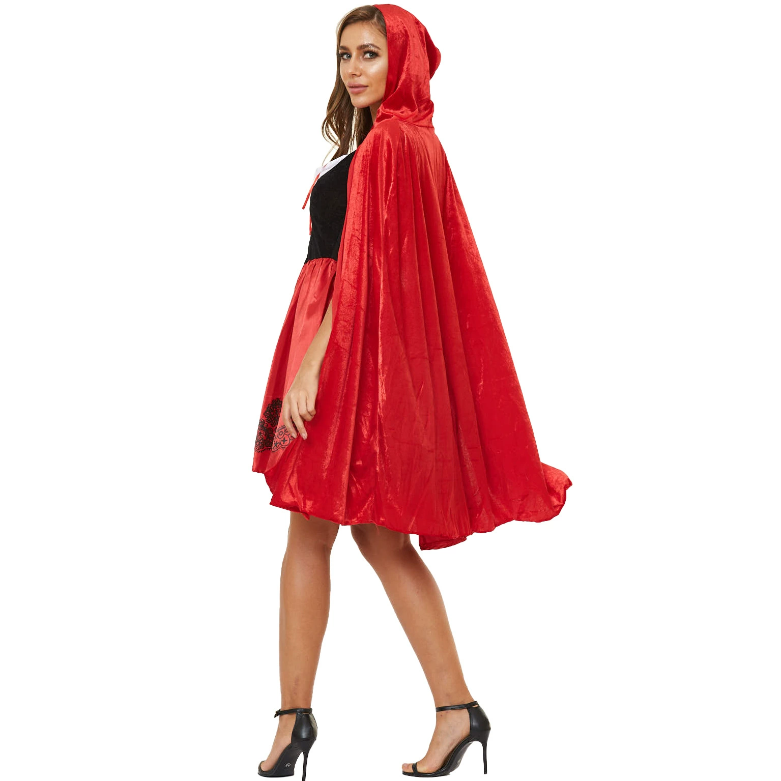 Little Red Riding Hood, suit, uniform, European style, halloween, cosplay
