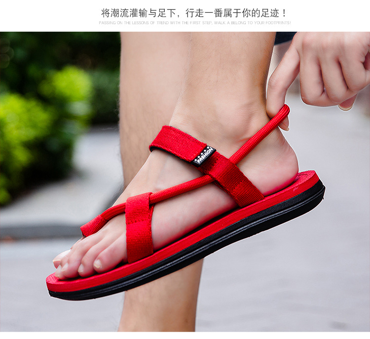 New summer slippers men's hot couple beach shoes Korean version casual two-use men's Vietnamese sandals foreign trade 20 undefined