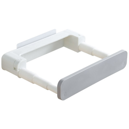 Hole-free retractable hidden washbasin rack bathroom storage rack kitchen pot lid storage rack bathroom storage rack