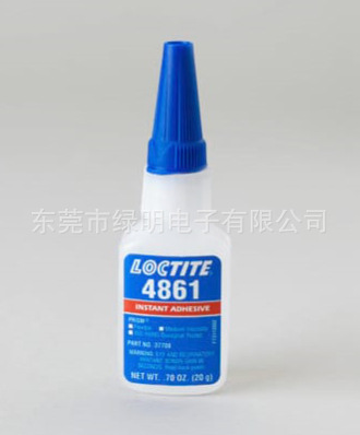 乐泰 4861 一次性医疗器械瞬干胶中等粘度 透明