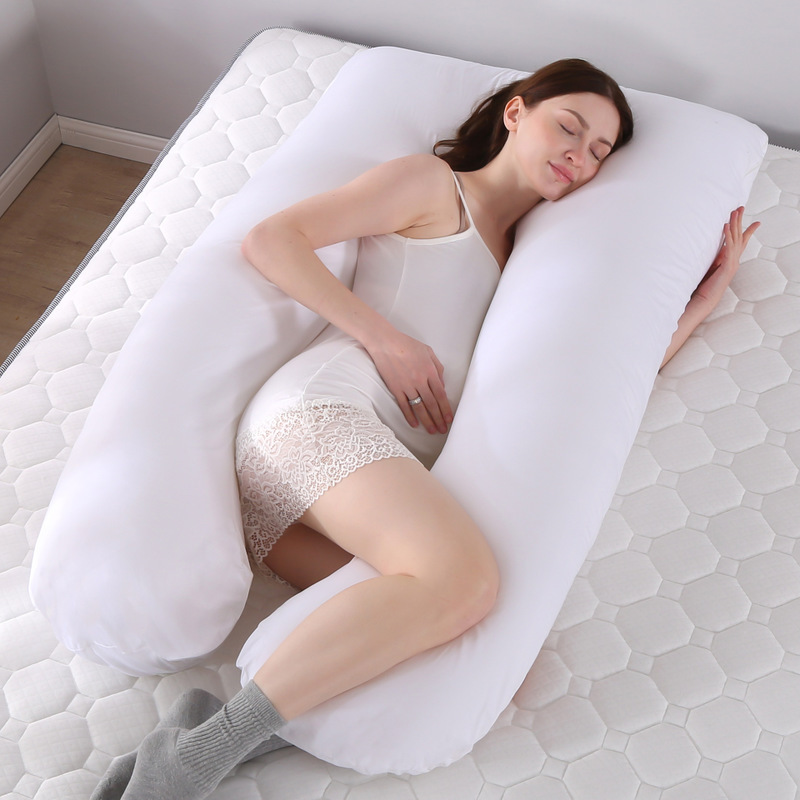 Soporte de cintura transfronteriza lado dormir en forma de U almohada apoyo del vientre almohada de enfermería Tmall Amazon suministro directo almohada de maternidad
