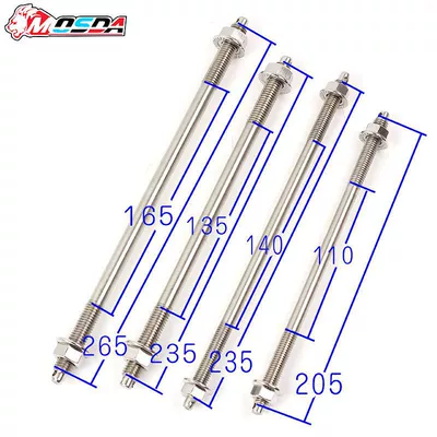 Stainless steel shaft front shaft damping system