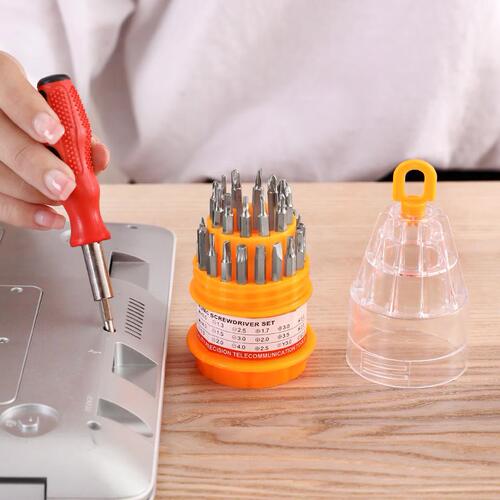 Multifunctional combination screwdriver set Pagoda manual screwdriver manufacturer mobile phone computer repair screwdriver 31pc