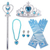 Magic wand, small princess costume, gloves, necklace, ring, set, accessory, Amazon, “Frozen”