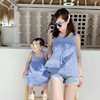 2020 Summer wear new pattern Korean Edition With children Vest skirt Bars Dress Children Girls Female Women
