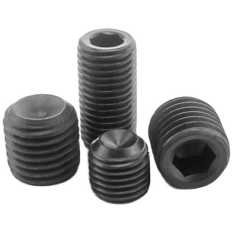 EG螺丝12.9级内六角无头紧定螺丝 916机米螺丝 杯尾无头 M12-M24