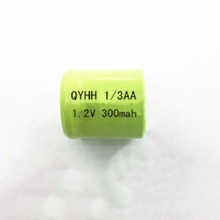 懚�1/3AA,2/3AA늄���ˢ늳�/NI-MH늳ؽM300mah 1.2v 2.4v 3.6