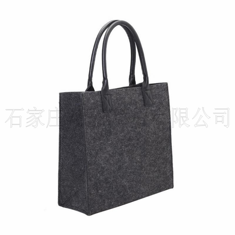 Supply 3mm thick hand-held felt bag felt handbag halberd felt bag felt bag support customization