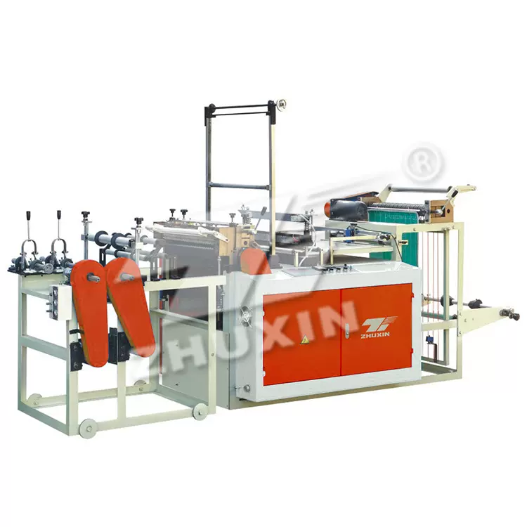 供应电脑控制连卷垃圾袋制袋机 塑料超市手提袋制袋机DFL-800保修