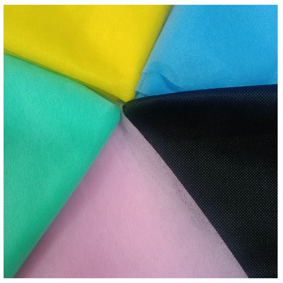 现货供应 彩色无纺布粉色无纺布 一次性口罩无纺布 双S无纺布