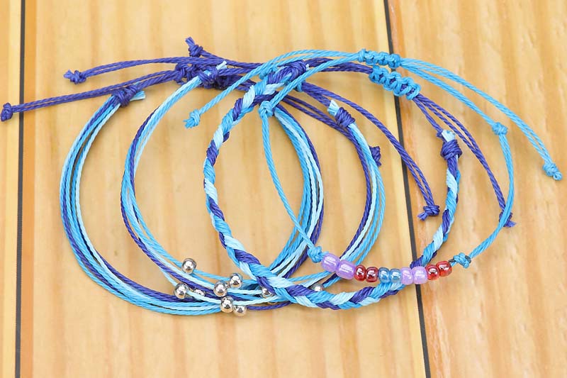 Vacation Waves Wax Line Bead Womenu0027S Bracelets 1 Set