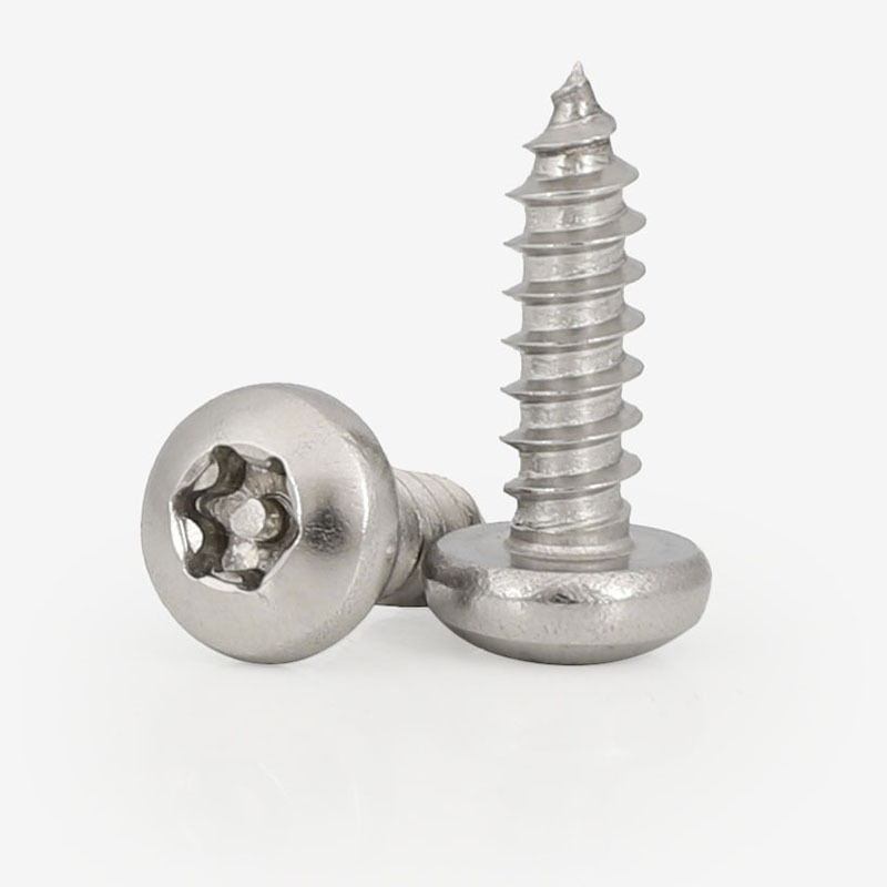 M2.9M3.5M3.9M4.8不锈钢304盘头圆头梅花带柱针防盗自攻木螺丝钉