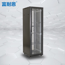 网络机柜2米42U1.6米32U1.2米22U1米18U钢化玻璃门安防布线机柜