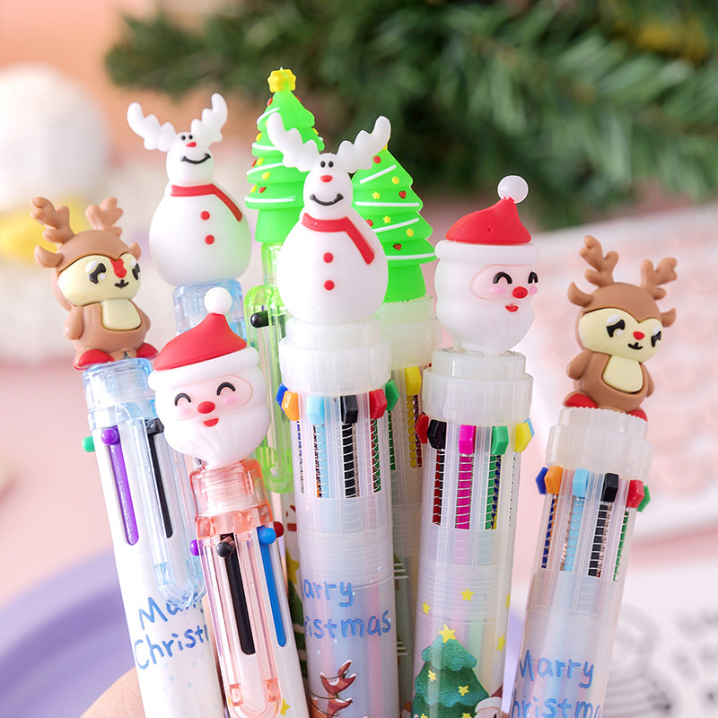 Christmas ball pen Push 106 One colour multi-function marking pen originality student Stationery wholesale