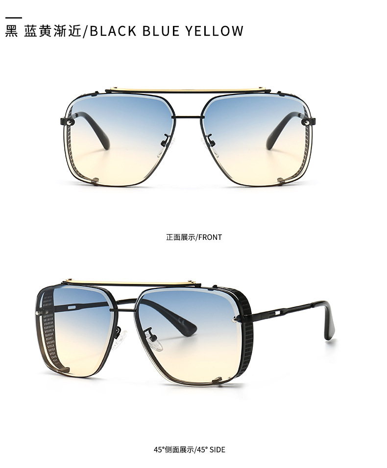 New Style Modern Retro Frame Thin Leg Sunglasses display picture 6