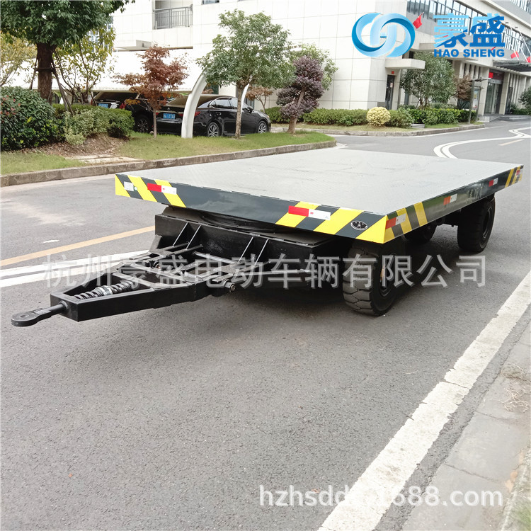 【质保一年】豪盛15吨 平板拖车 拖挂车 板车 牵引车用拖挂车