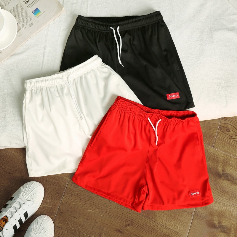 Liu Cha-fork with 3-point shorts men's and women's fashion shorts social spirit guy 3-point pants beach pants men's pants