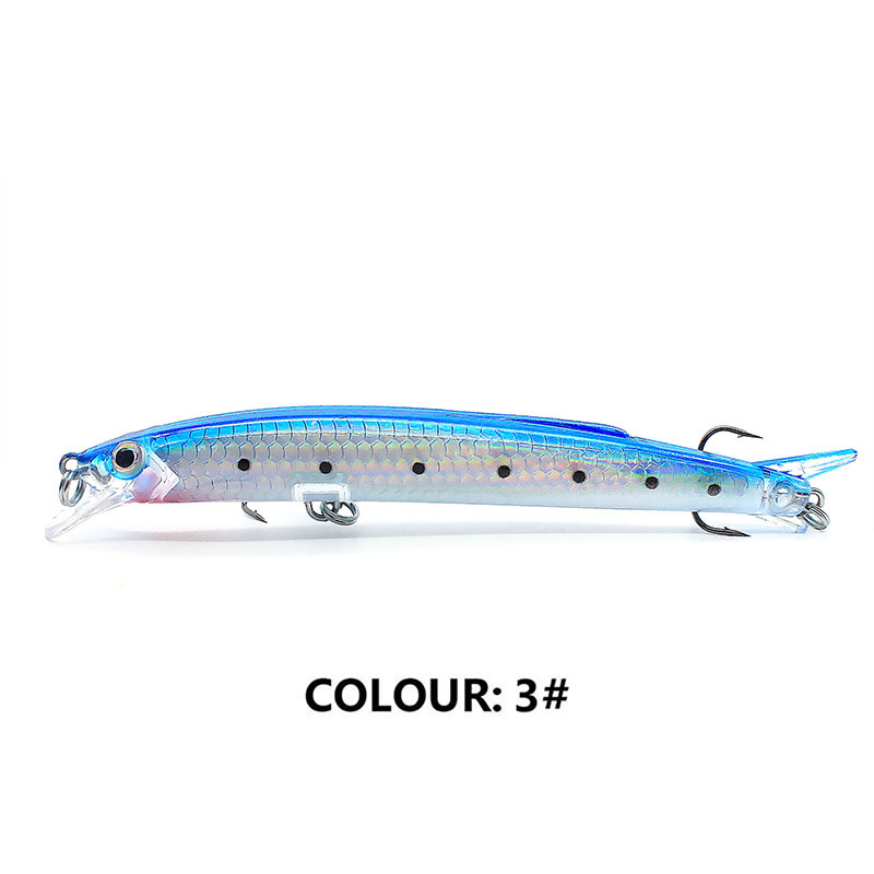 Sinking Minnow Fishing Lures 120mm 10.9g Hard Plastic Baits Fresh Water Bass Swimbait Tackle Gear