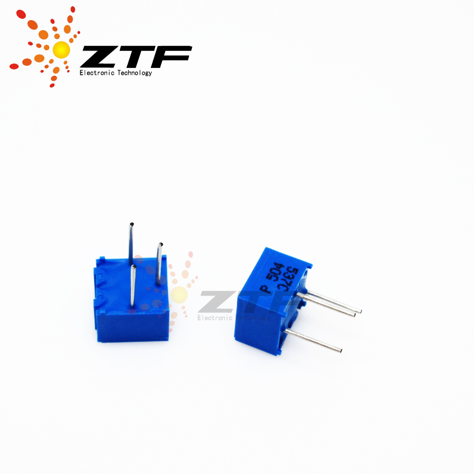 BOURNS电位器精密可调电阻3362p-1-504LF（500K）电位开关旋转