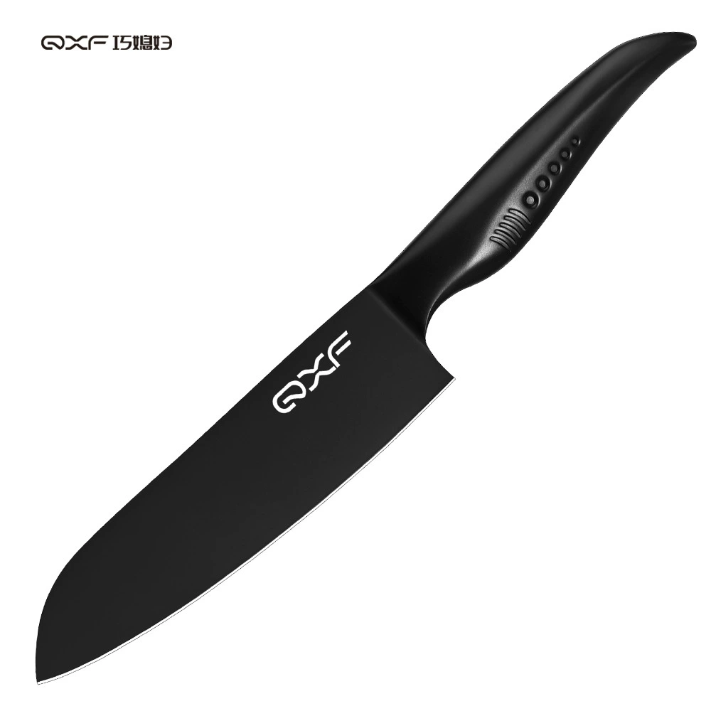 Кухонный универсальный нож серии Black Shark от巧媳妇, нож для резки мяса, чернение, нержавеющая сталь