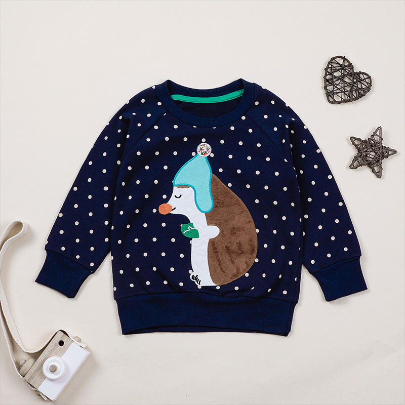 Autumn Cartoon Casual Children's Sweater display picture 6