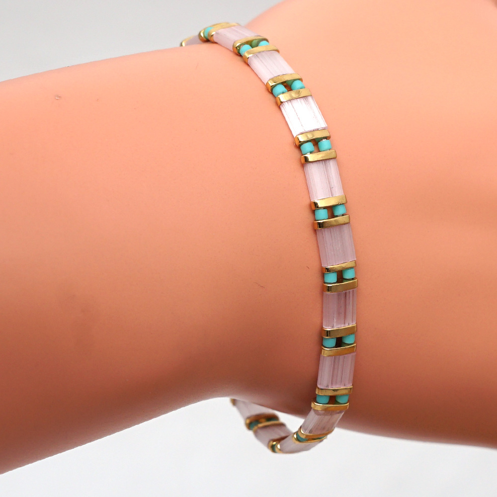 Fashion Rhombus No Inlaid Wholesale Bracelets display picture 26