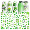 Summer fruit nail stickers, fake nails, adhesive sticker for nails, 3D