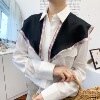 South Korean brand goods, summer cloak, false collar with letters, neckerchief, simple and elegant design