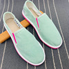 Thousand -layer bottom lamps, puffed shoes, poured pornography couple trend single shoes loose and flat bottom lazy shoes casual shoes