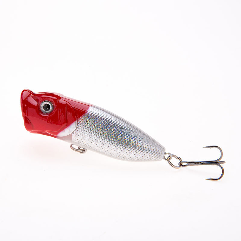 Small Popper Fishing Lures 70mm 12g Hard Plastic Baits Fresh Water Bass Swimbait Tackle Gear