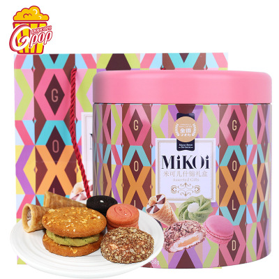 金语米可儿什锦礼盒458g曲奇饼干礼盒装节日送人送礼婚庆伴手礼品