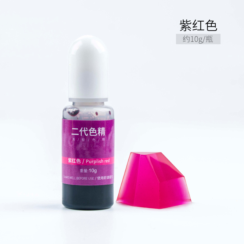 Cross border Amazon wholesale 24 color second-generation drop gel colorant, crystal drop gel high co