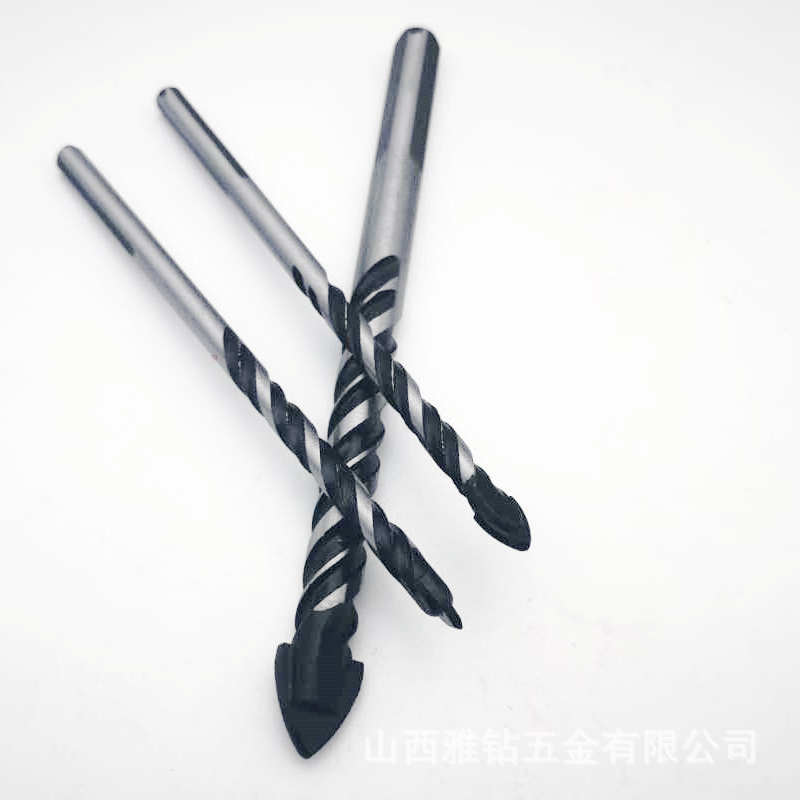 Overlord taladro Triángulo taladro de cuatro cuchillas taladro cruzado de cerámica de vidrio hormigón azulejo taladro traje