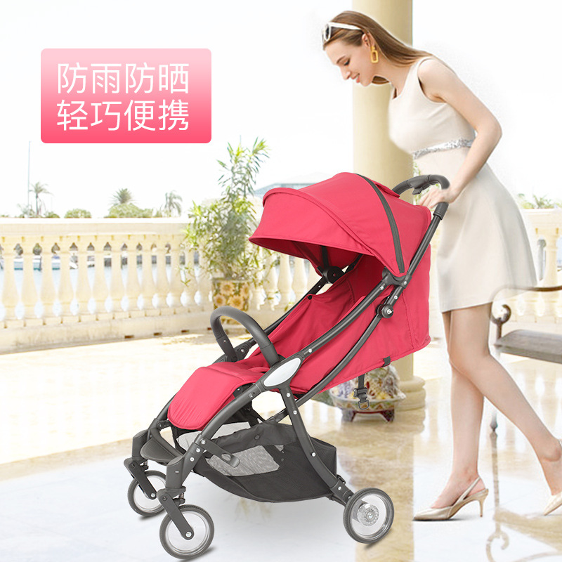 children garden cart automatic baby Buggy light fold Portable Stroller baby wheelbarrow