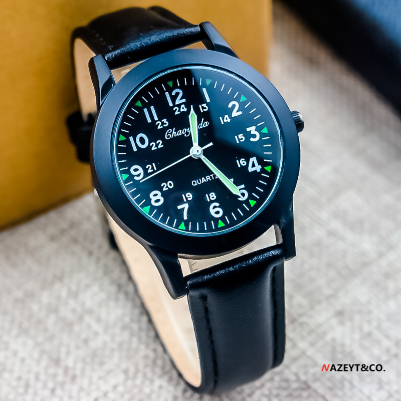 Children's and Boys Belt Waterproof Luminous Watch Korean Style 24-hour Examination Watch for Primary and Secondary School Students