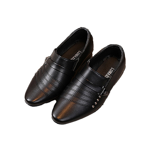Boys' 2024 New Season Four-Season Single Shoes, British Style Student Etiquette Shoes, Children's Versatile Formal Shoes for Fashion Shows and Performances