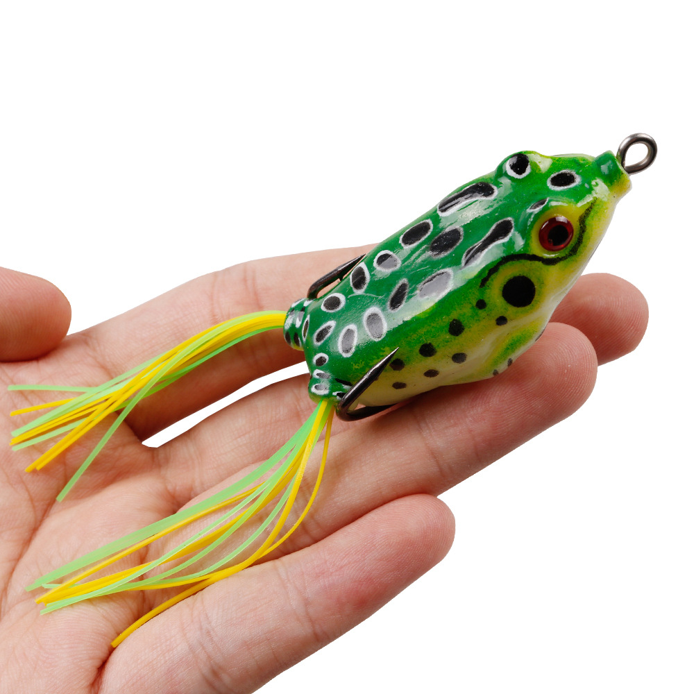 Floating Soft Frogs Fishing Lures Soft Baits Bass Trout Fresh Water Fishing Lure