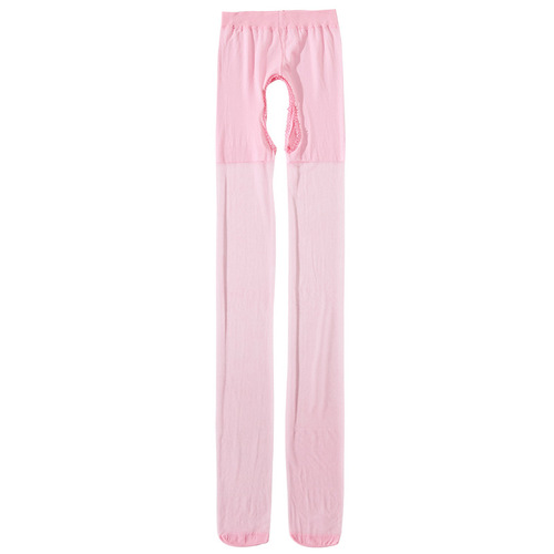 Sexy stockings, no need to take off the crotch, sexy anti-snagging silk 0d temptation, ultra-thin candy colored core-spun silk pantyhose for women