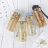 Handheld trend flavored tea with glass, fashionable cup suitable for men and women, Korean style